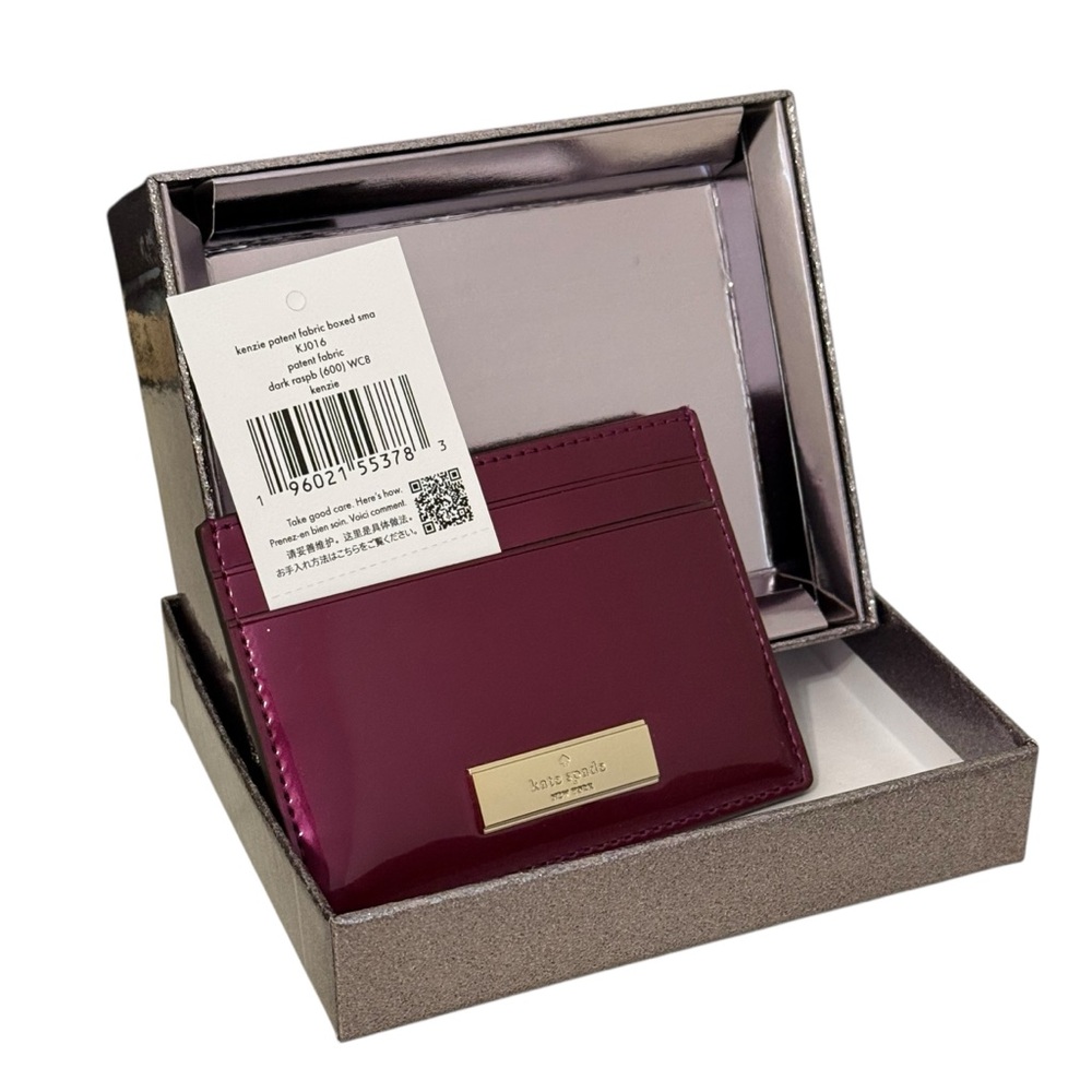 Kate Spade NWT Kenzie Raspberry Cardholder